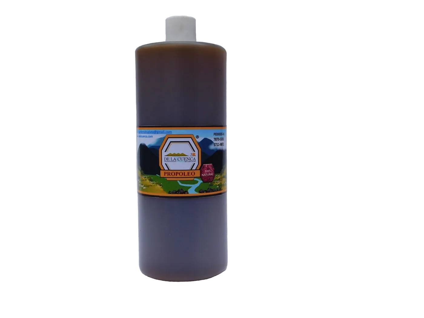 Propóleo litro · Vidrio ámbar 1000 ml